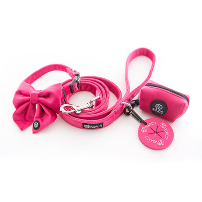Velvet Deluxe Sailor Bow Pink