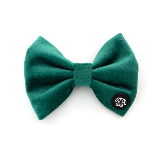 30% OFF! Green Velvet Bow Tie