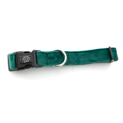 Deep Green Velvet Collar