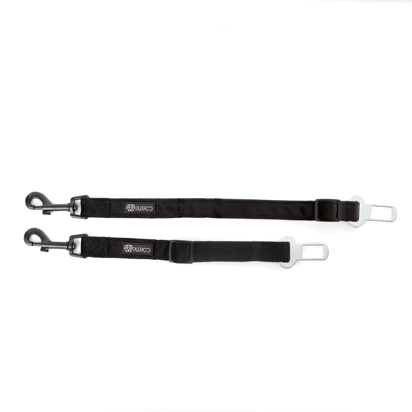 Velvet Deluxe Adjustable Seat Belt Attachment - Black