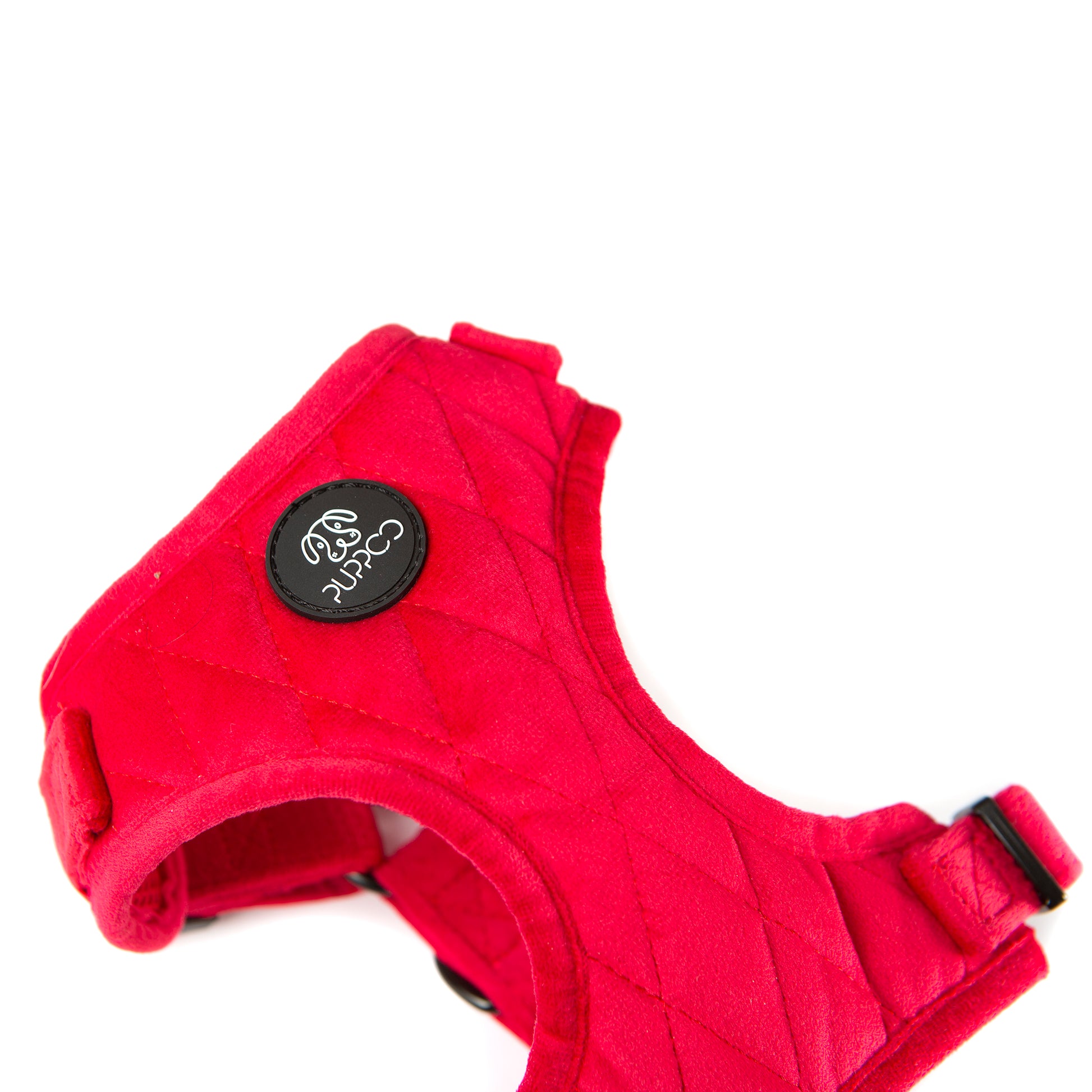 Red Velvet Dog Harness 