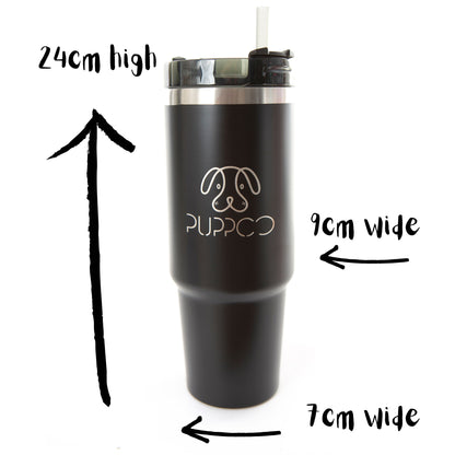 PuppCo Hooman Travel Tumbler 890mls HOT/COLD